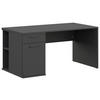JUGENDSCHREIBTISCH 150/70/72 cm  in Graphitfarben  - Anthrazit/Graphitfarben, Design, Holzwerkstoff/Metall (150/70/72cm) - Cantus