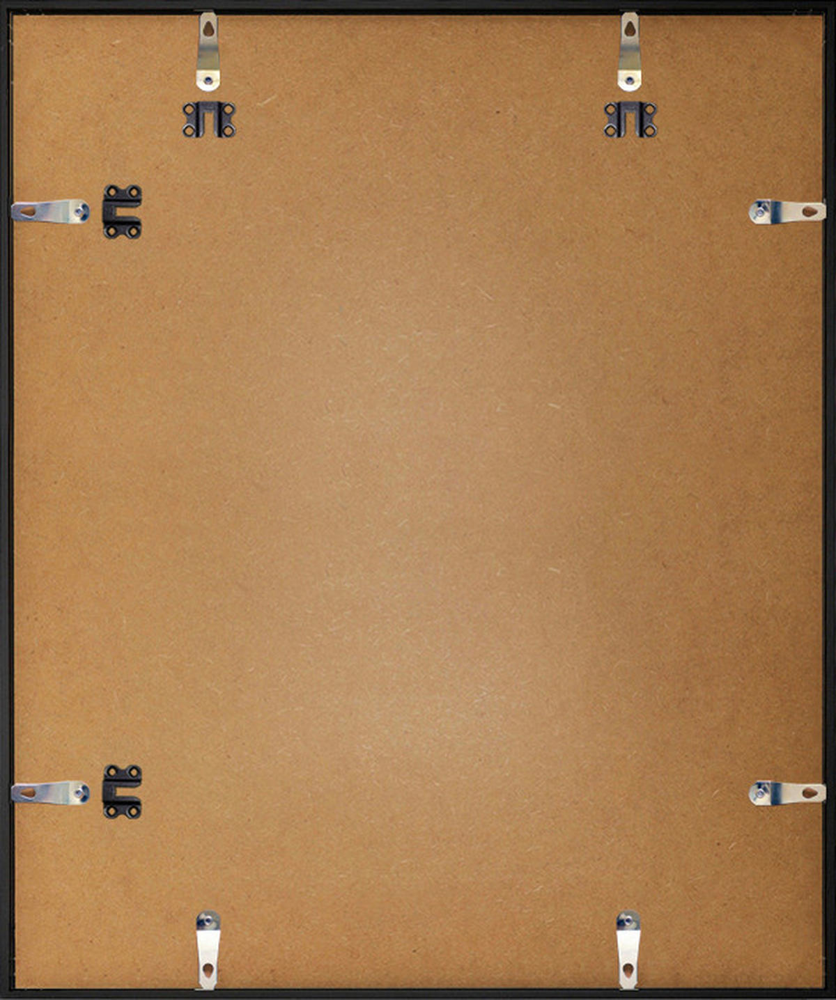 BILDERRAHMEN - Schwarz, Basics, Papier/Holzwerkstoff (50/60/1,8cm)
