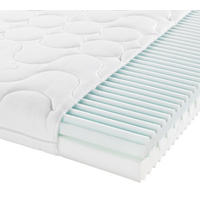 KOMFORTSCHAUMMATRATZE 90/200 cm Höhe ca. 14 cm  - Weiß, Basics, Textil (90/200cm) - Xora