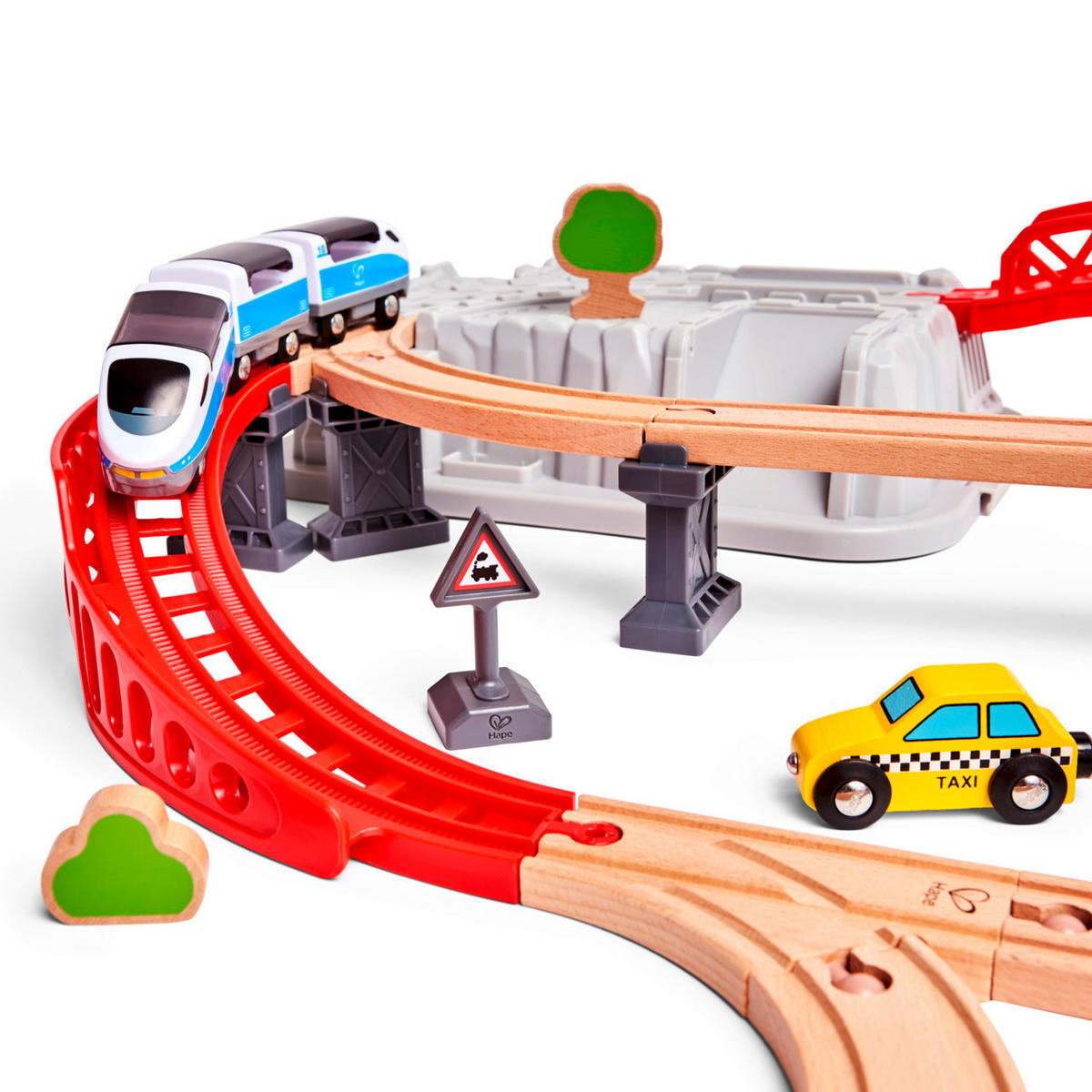 EISENBAHNZUBEHÖR - Multicolor, Basics, Holz/Holzwerkstoff (84,2/19,1/75,6cm) - Hape