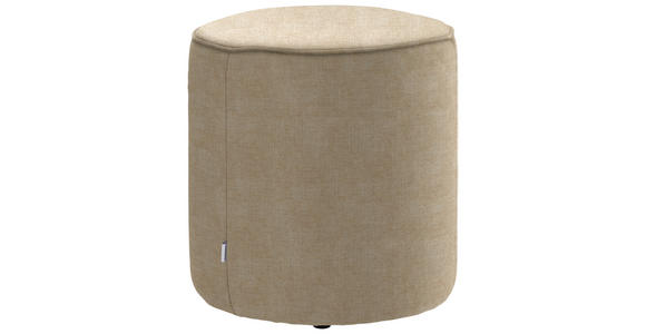HOCKER in Textil Beige  - Beige, Design, Textil (44/46/44cm) - Belluti
