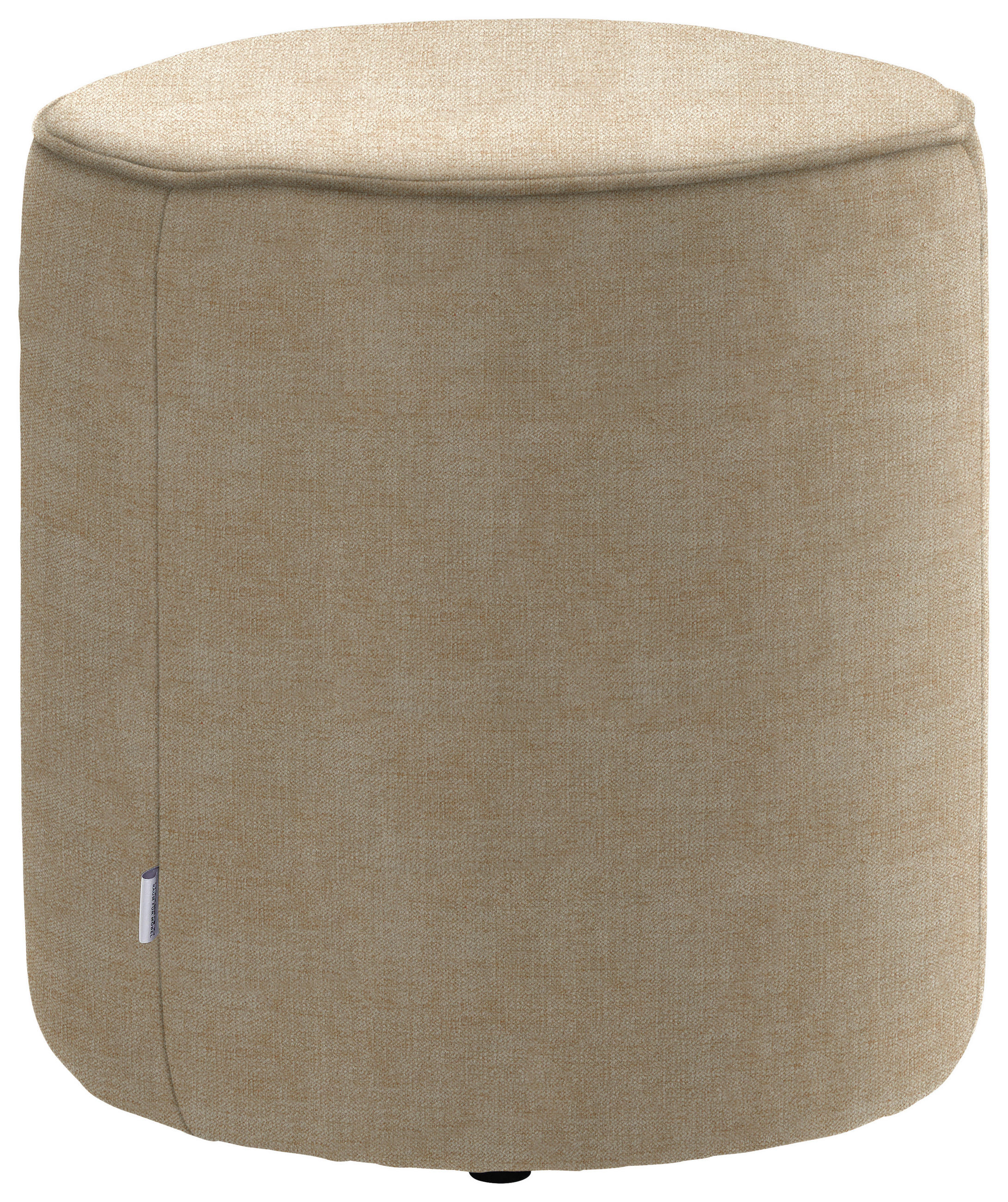 HOCKER in Textil Beige  - Beige, Design, Textil (44/46/44cm) - Belluti