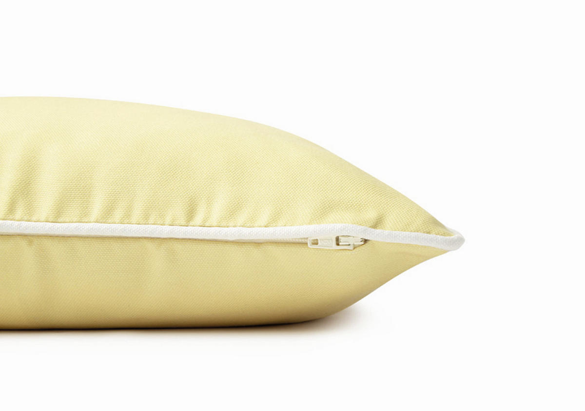KISSENHÜLLE Dove Signature 40/40 cm  - Gelb, KONVENTIONELL, Textil (40/40cm) - Tom Tailor