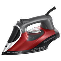DAMPFBÜGELEISEN - Rot/Schwarz, Basics, Kunststoff/Metall (11,8/16,7/32,2cm) - Russell Hobbs