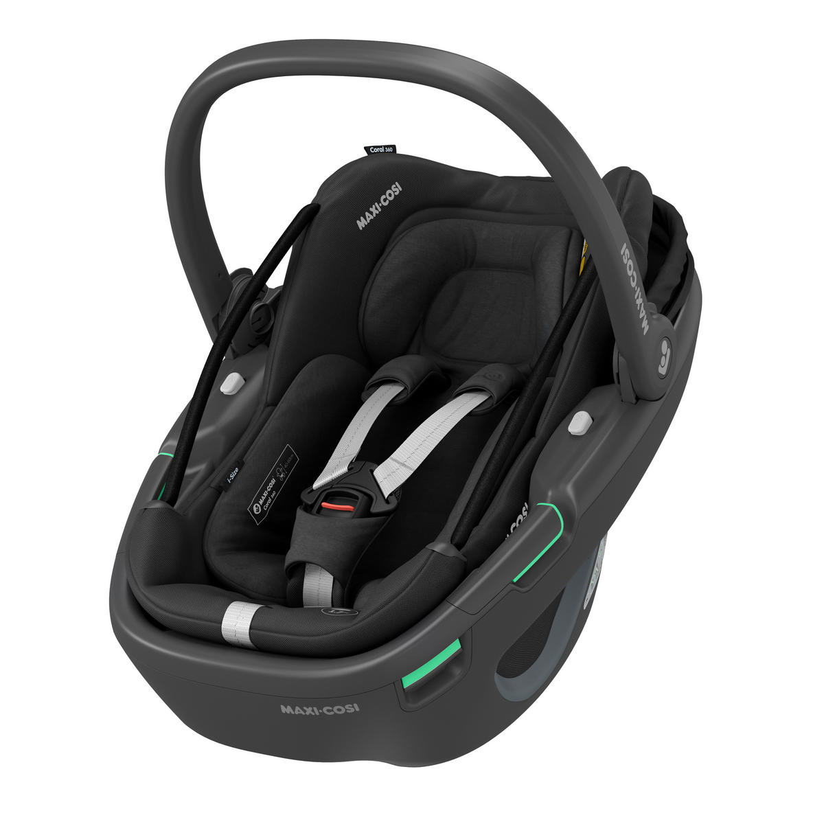 AUTO-SEDIŠTE ZA BEBE  Coral 360  - crna, Osnovno, tekstil/metal (44/58/68cm) - Maxi-Cosi