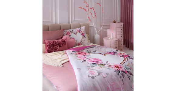 WENDEBETTWÄSCHE TANJA Satin 140/200 cm  - Multicolor, Trend, Textil (140/200cm) - Esposa