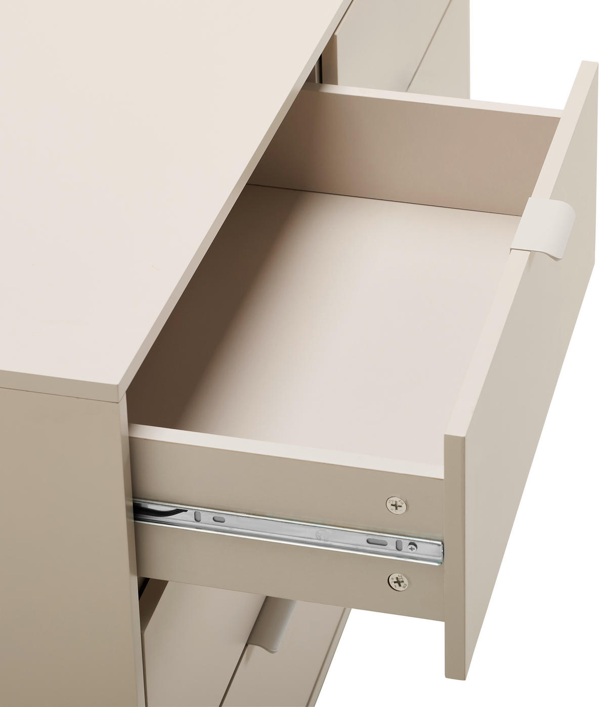 KOMMODE , 120/80/40 cm, 6 Schublade(n)  - Kaschmir, Design, Holzwerkstoff/Metall (120/80/40cm) - MID.YOU