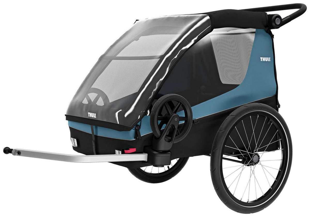 FAHRRADANHÄNGER   Courier  - Blau/Schwarz, Trend, Metall (76/32/105cm) - Thule