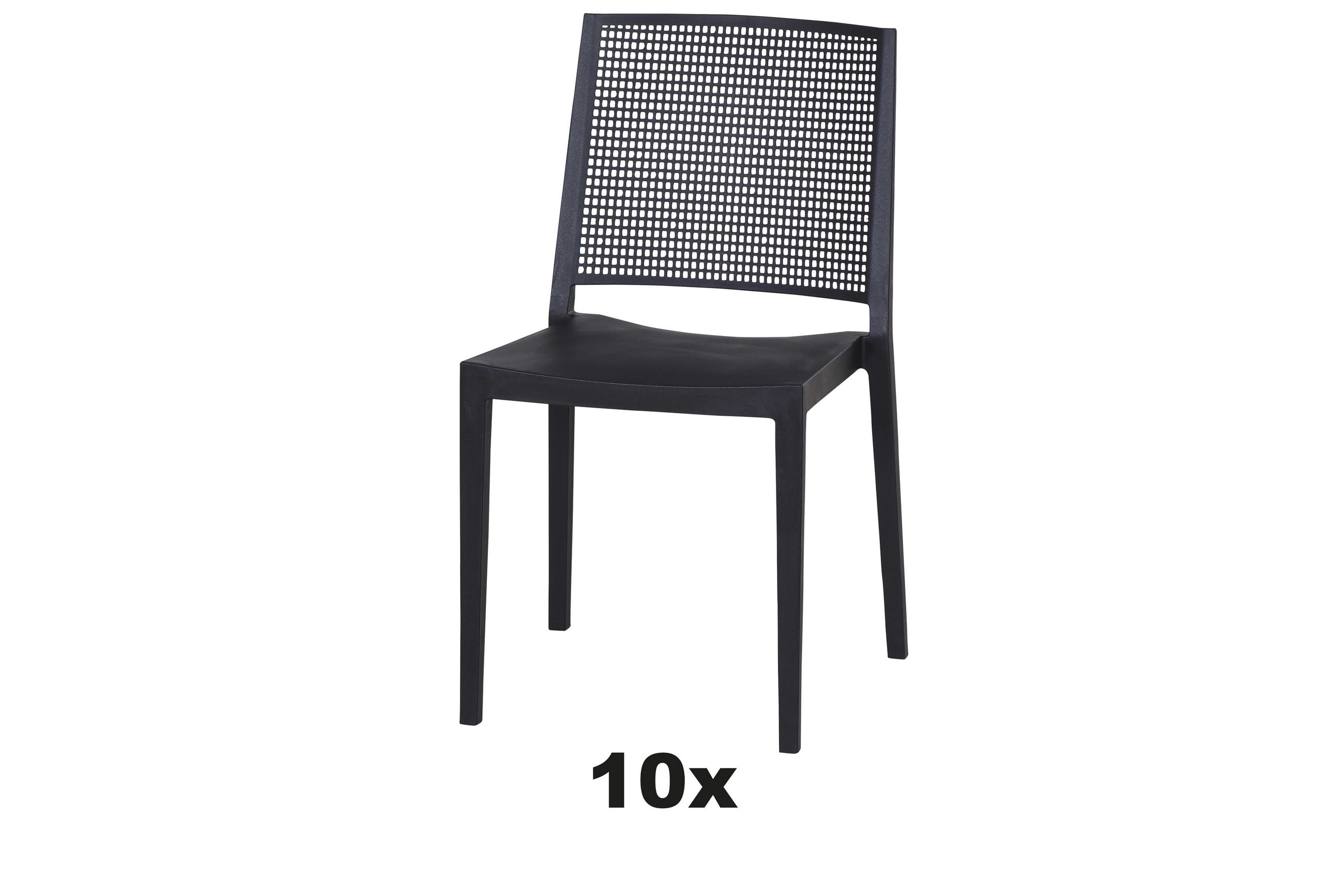 GARTENSESSEL-SET Anthrazit  - Anthrazit, Basics, Kunststoff (46/80/56cm) - Siena Garden
