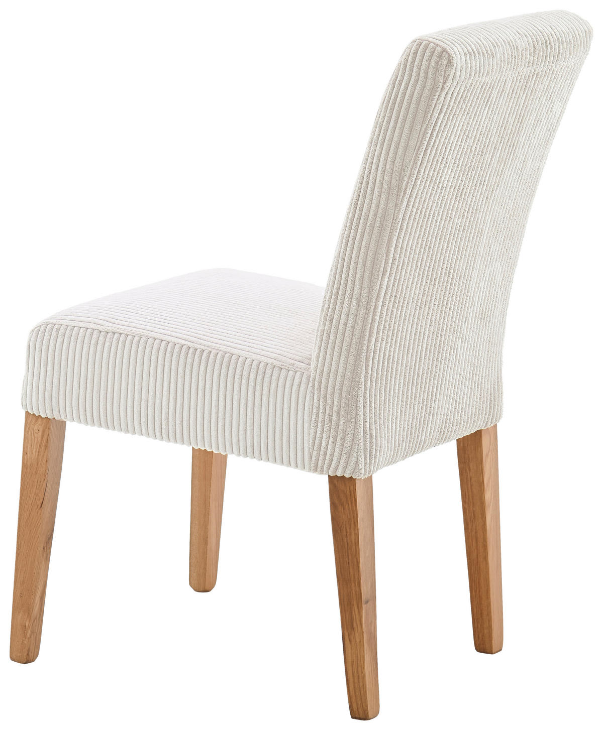 STUHL in Holz, Textil Eichefarben, Beige  - Eichefarben/Beige, KONVENTIONELL, Holz/Textil (48,5/91/66cm) - home24