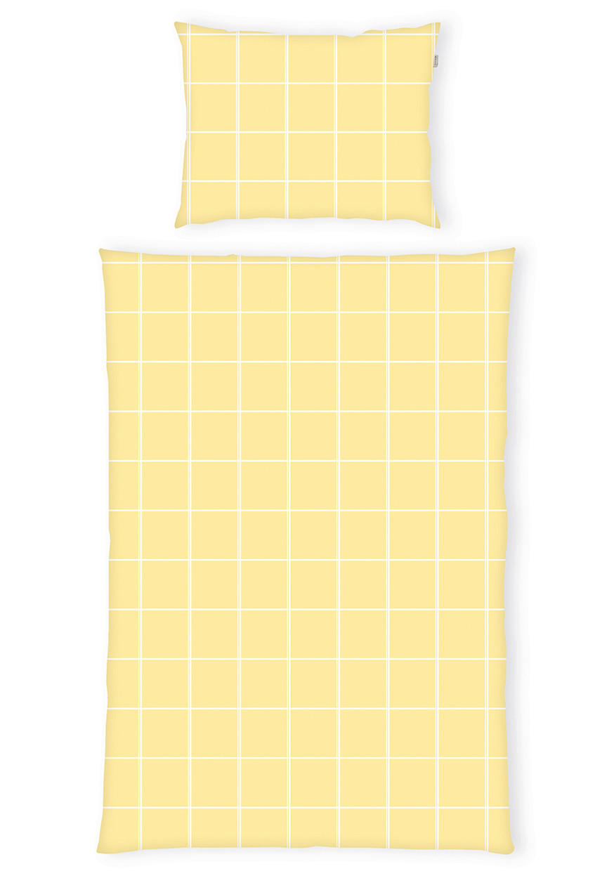 BETTWÄSCHE 140/200 cm  - Gelb, Basics, Textil (140/200cm) - Tom Tailor