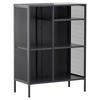 BÜCHERWAND Grau  - Dunkelgrau/Grau, Design, Metall (80/110/40cm) - Livetastic