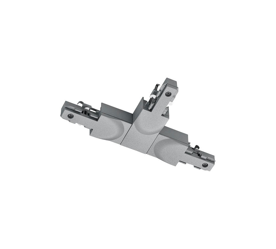 Trio Leuchten Schienensystem-Verbinder Duoline Track-System (Schutzleiter Innen Rechts) Titan 10x2x16 cm