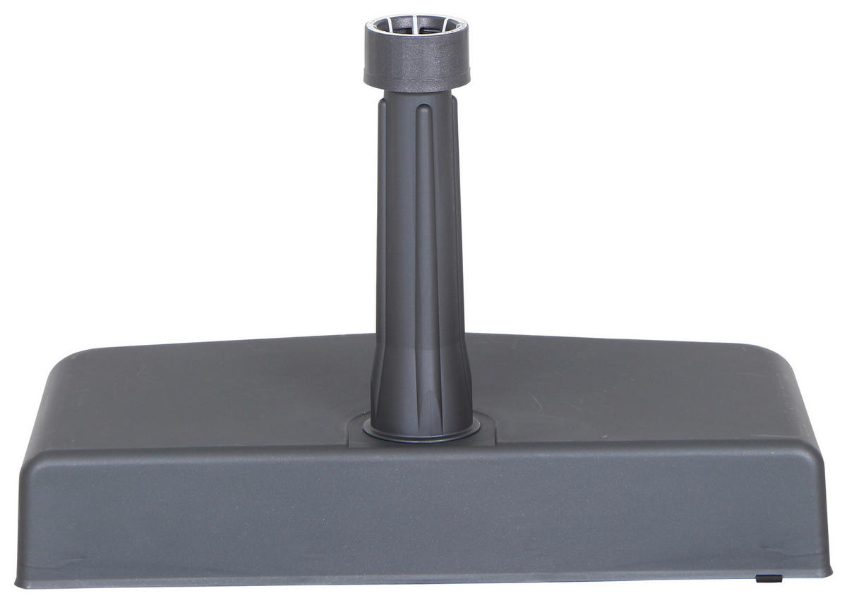 SONNENSCHIRMSTÄNDER - Anthrazit, KONVENTIONELL, Kunststoff/Stein (50/9/25cm) - Siena Garden