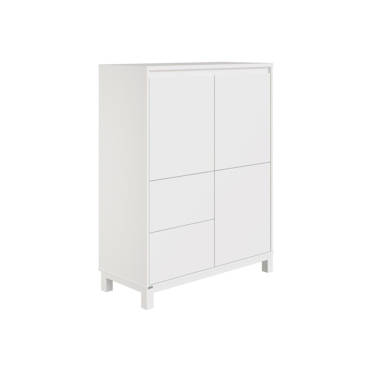 KOMMODE 94,8/119,7/40,1 cm  in Weiss  - Weiss, Basics, Holzwerkstoff (94,8/119,7/40,1cm) - Paidi