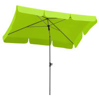 SONNENSCHIRM 180 cm Hellgrün  - Silberfarben/Hellgrün, Basics, Textil/Metall (120/240/180cm) - Schneider