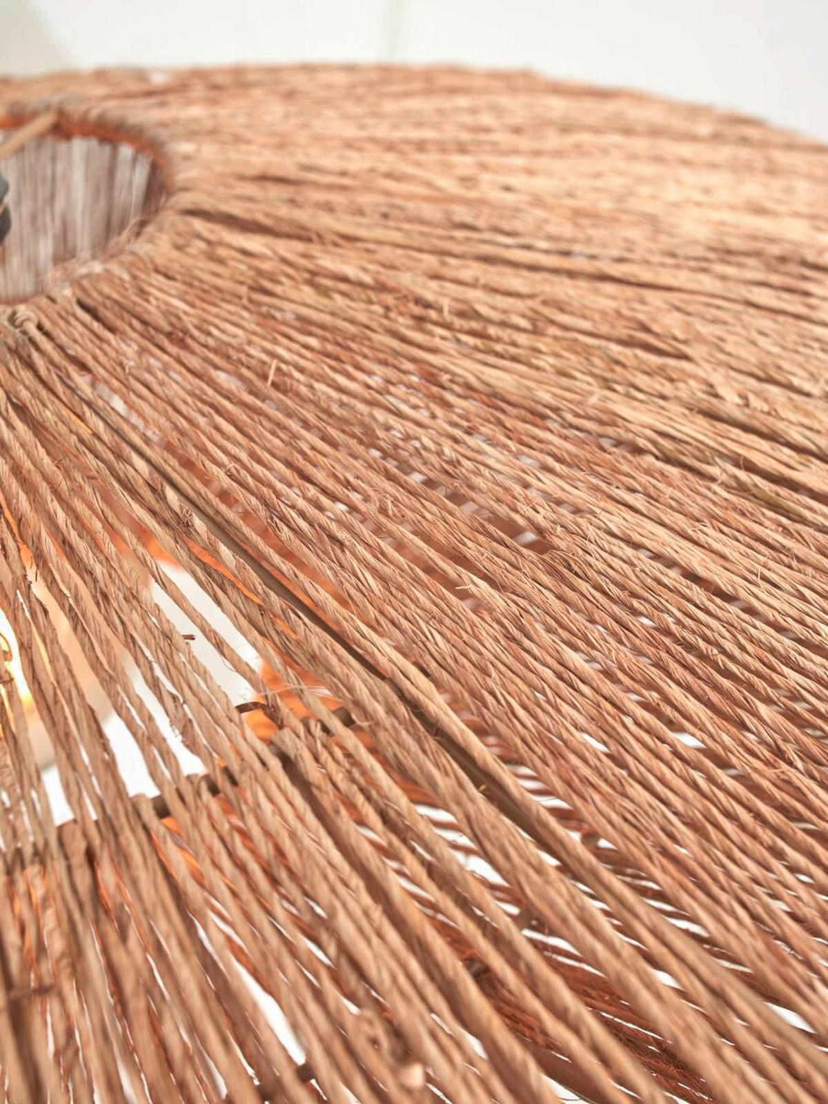 DECKENLEUCHTE GOOD&MOJO  55/55/14 cm   - Naturfarben, Trend (55/55/14cm) - Good & Mojo