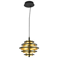 LED-PENDELLEUCHTE Hive 40/140 cm   - Messingfarben/Goldfarben, MODERN, Metall (40/140cm) - Searchlight