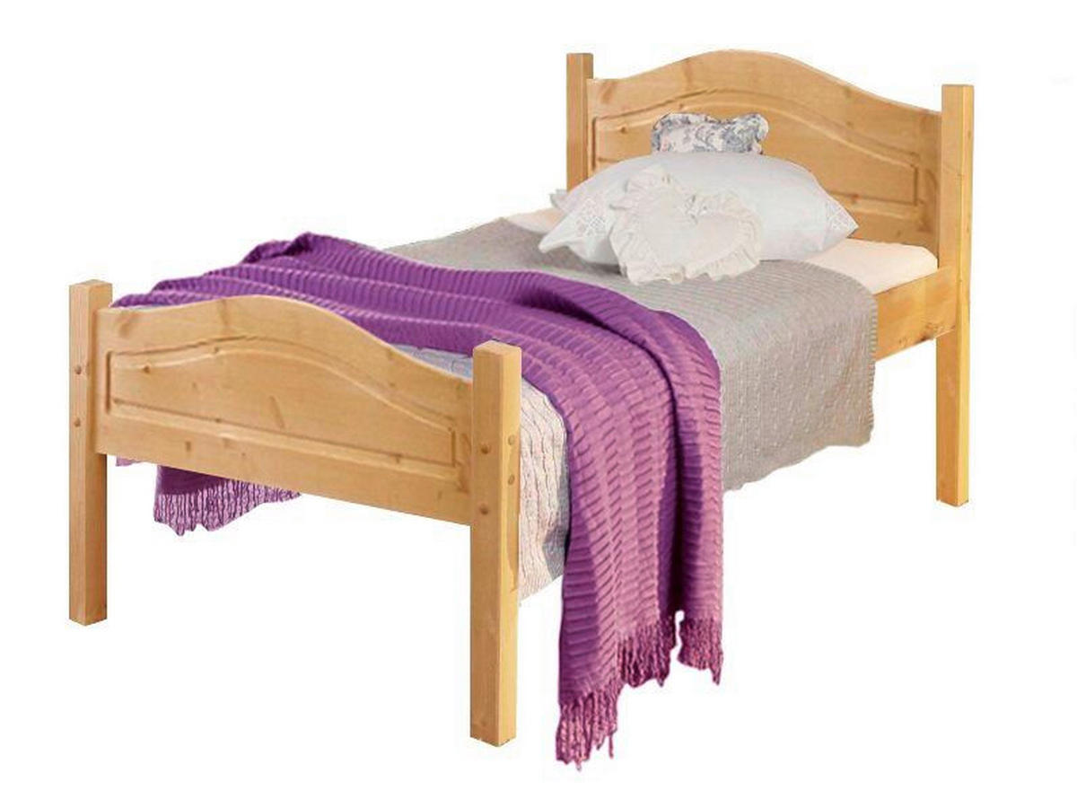 BETT 208/99 cm  in Naturfarben  - Naturfarben, Design, Holz (208/99cm) - MID.YOU