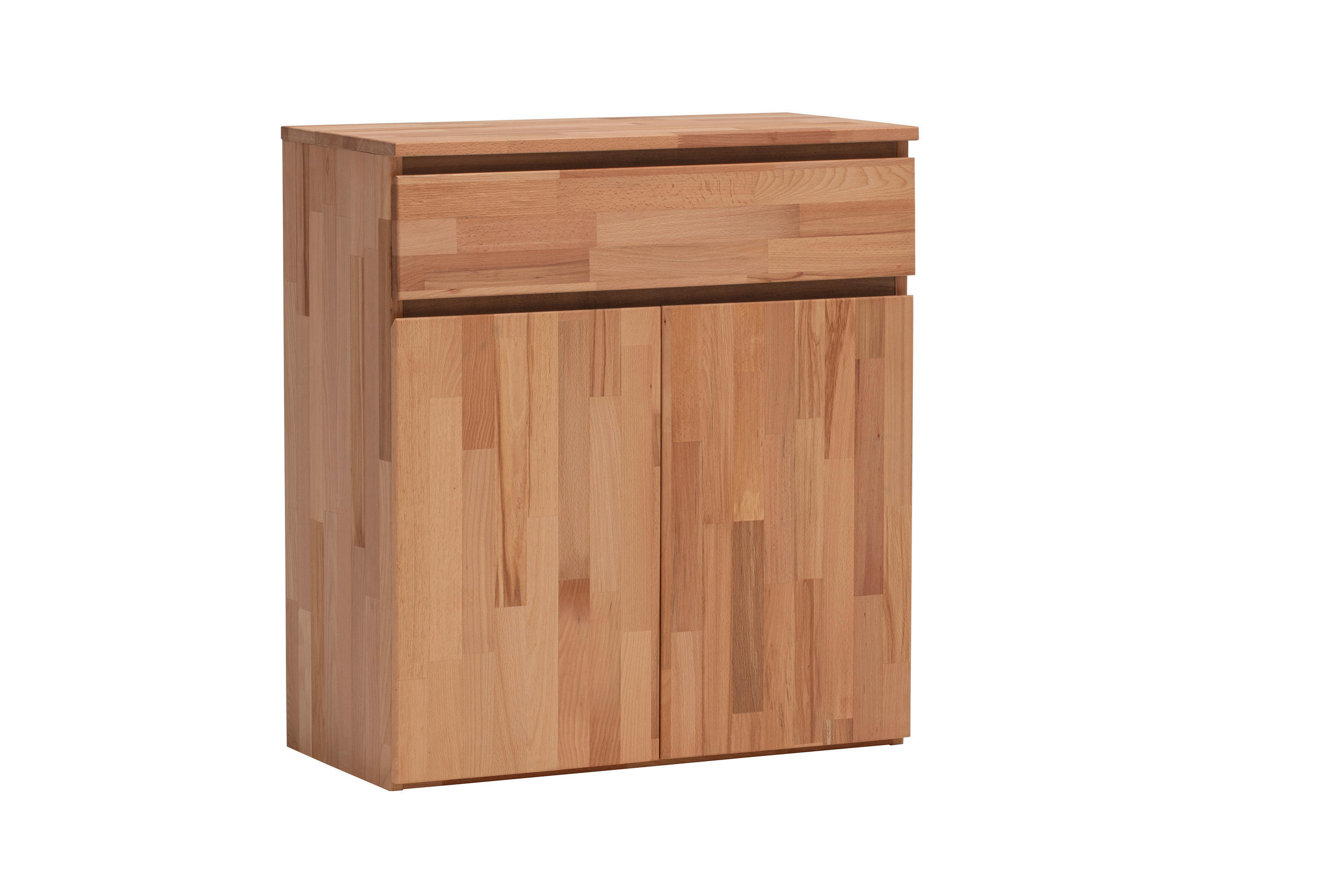 KOMMODE , 80/88/39 cm, 1 Schublade(n)  - Kernbuche, Natur, Holz (80/88/39cm) - Linea Natura