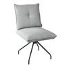 STUHL - Hellgrau/Schwarz, Design, Textil/Metall (50/90/70cm) - Dieter Knoll