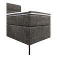 BOXSPRINGBETT 180/200 cm  in Braun  - Schwarz/Braun, Design, Textil/Metall (180/200cm) - Esposa