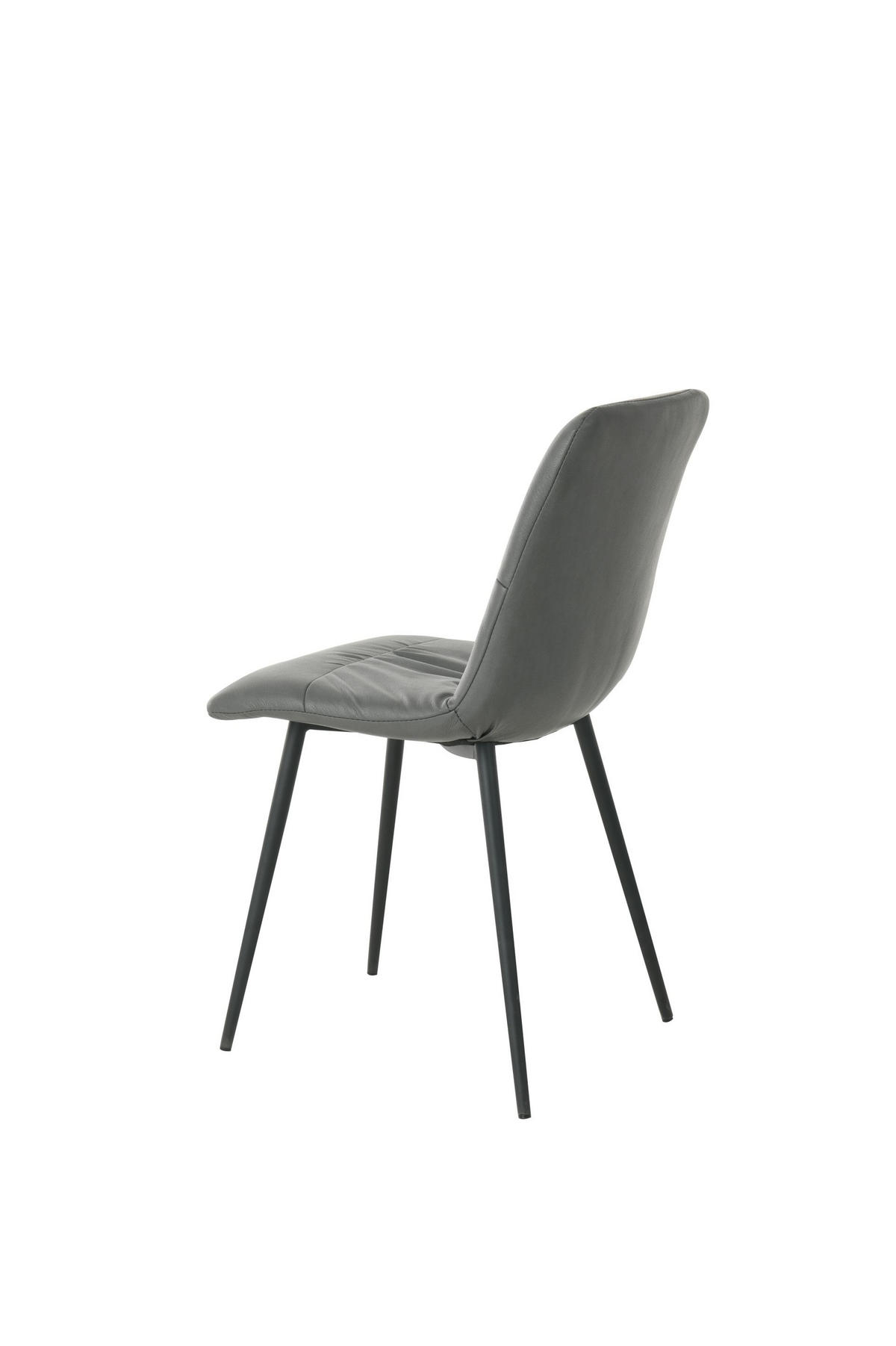 STOLICA  tamnosiva       - tamnosiva/crna, tekstil/metal (45/88/54cm)