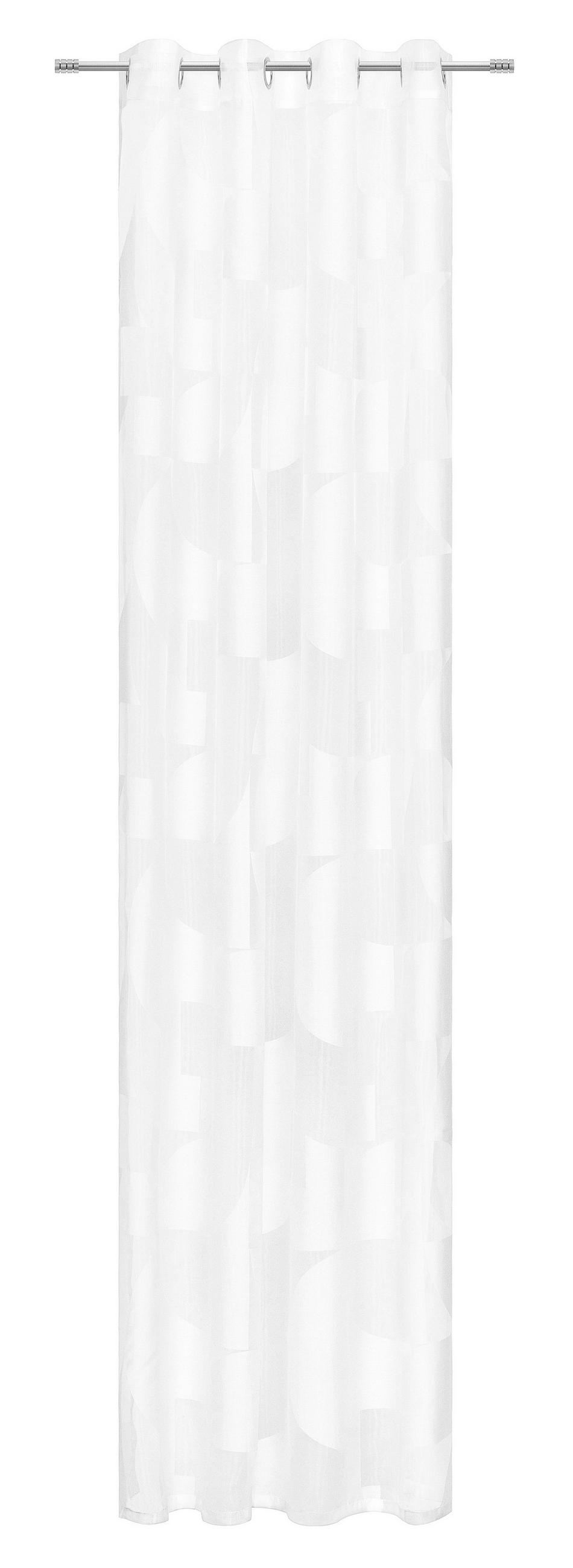 ÖSENSCHAL BRUCIATO transparent 135/245 cm   - Weiß, Design, Textil (135/245cm) - Esposa