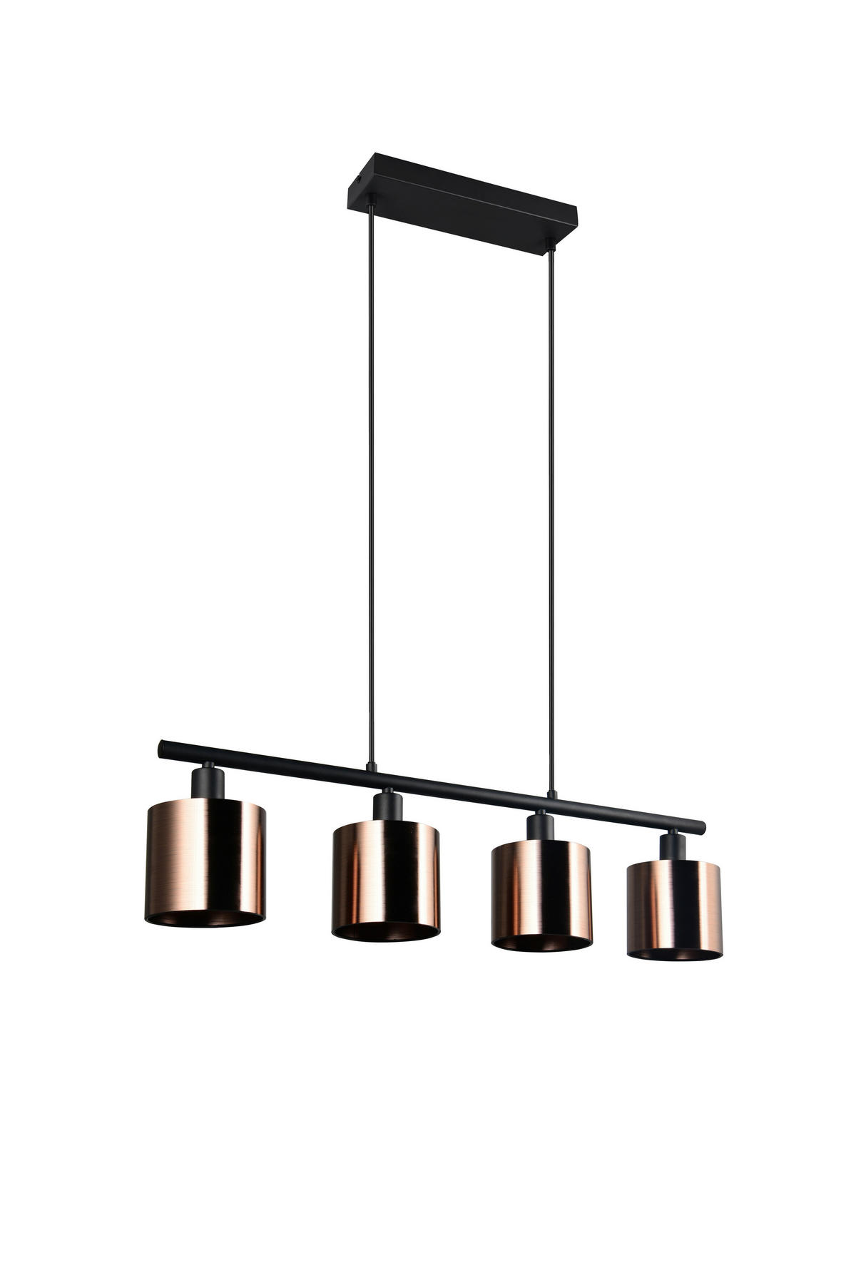 FÜGGESZTÉK - fekete/bronzszínű, Design, műanyag/fém (75/150/12cm)