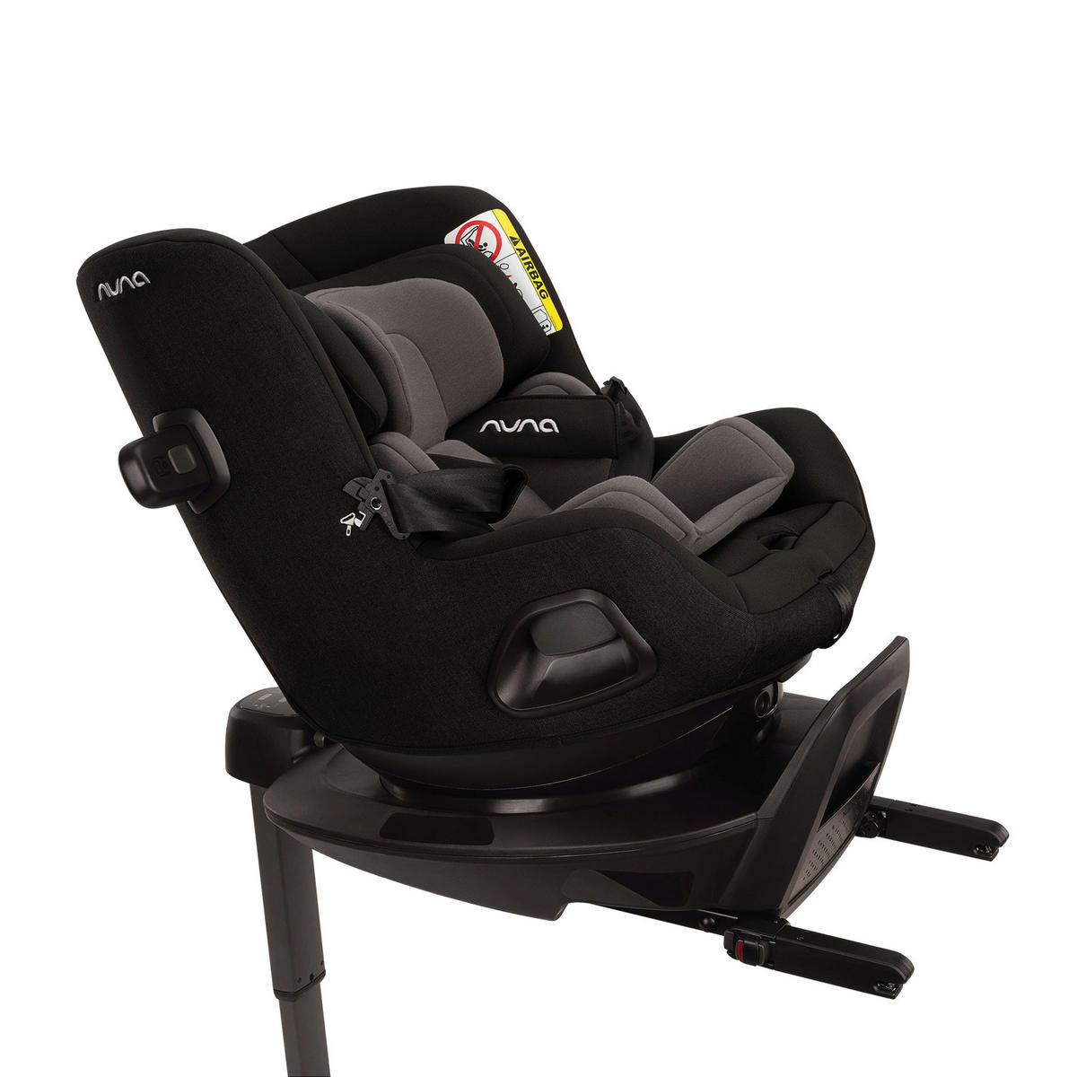 REBOARDER-KINDERSITZ NUNA PRUU  - Schwarz/Grau, Basics, Textil (46/66-72/50-56,5cm) - Nuna