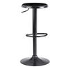BARHOCKER Schwarz Eisen Sitzfläche 360° drehbar  - Schwarz, MODERN, Metall (40/79/40cm) - MID.YOU