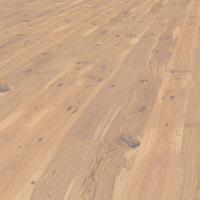 LANDHAUSDIELE, Eiche weiß Mattlack  per  m² - Eichefarben/Weiß, LIFESTYLE, Holz (170,5/17,6/1,2cm) - Waldwelt