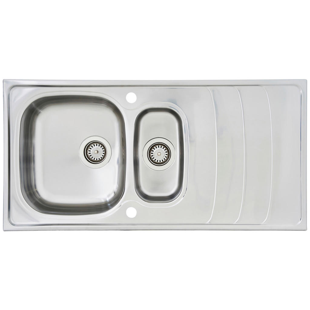 Spüle Respekta Edelstahl Bxt: 100x50 cm