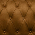 CHESTERFIELD-SOFA Webstoff Currygelb  - Wengefarben/Currygelb, LIFESTYLE, Holz/Textil (180/76,5/96cm) - Landscape