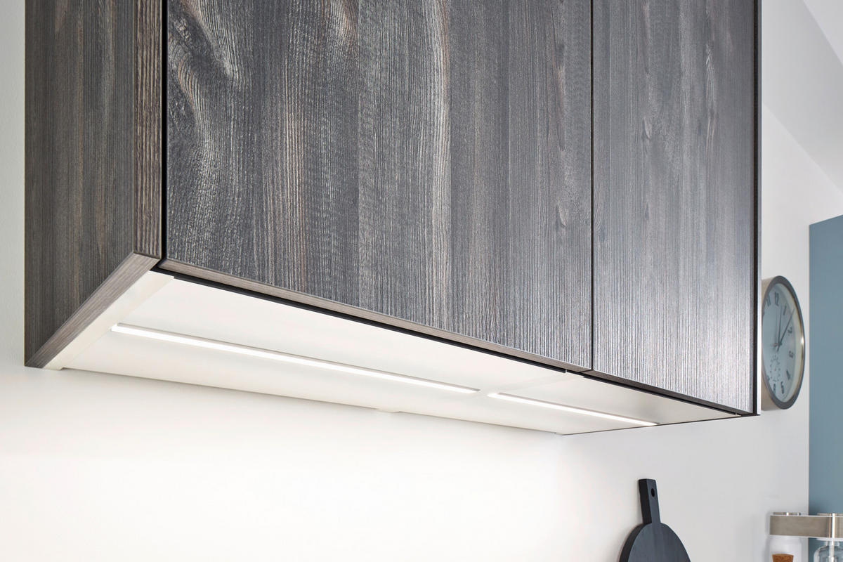 EINBAUKÜCHE   - Pastellblau, Design, Holzwerkstoff - Xora