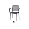 STAPELSTUHL in Kunststoff Anthrazit  - Anthrazit, Basics, Kunststoff (46/80/56cm) - Siena Garden