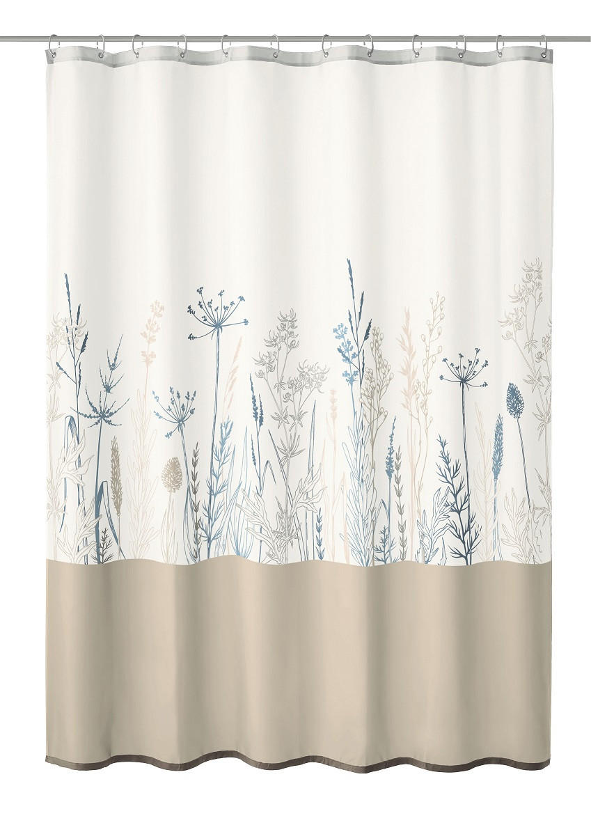 DUSCHVORHANG 180/200 cm  - Multicolor, Basics, Textil (180/200cm) - Kleine Wolke