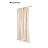 LÄRMSCHUTZVORHANG black-out (lichtundurchlässig)  - Beige, Basics, Textil/Metall (145/260cm)