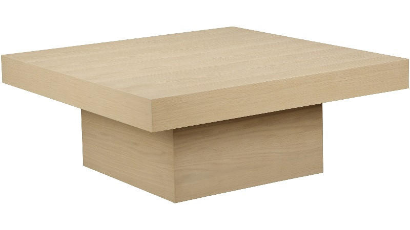SOFFBORD i trä 100/100/40 cm  - ek Bianco, Design, trä (100/100/40cm) - Niels Andersson