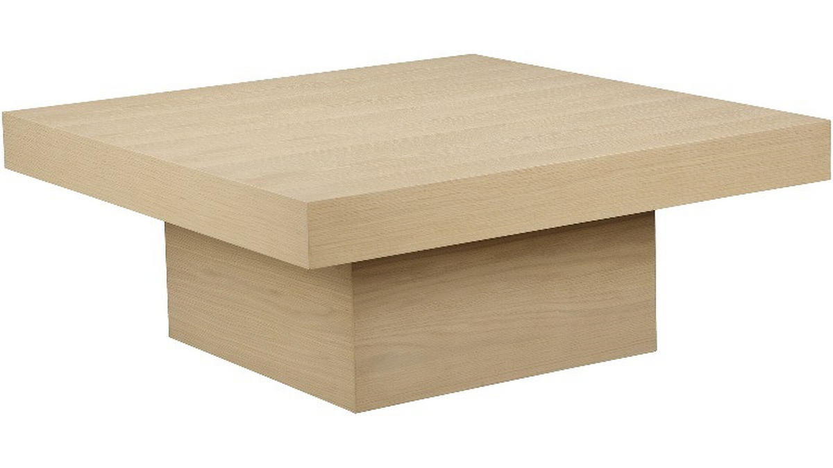 SOFFBORD i trä 100/100/40 cm  - ek Bianco, Design, trä (100/100/40cm) - Niels Andersson