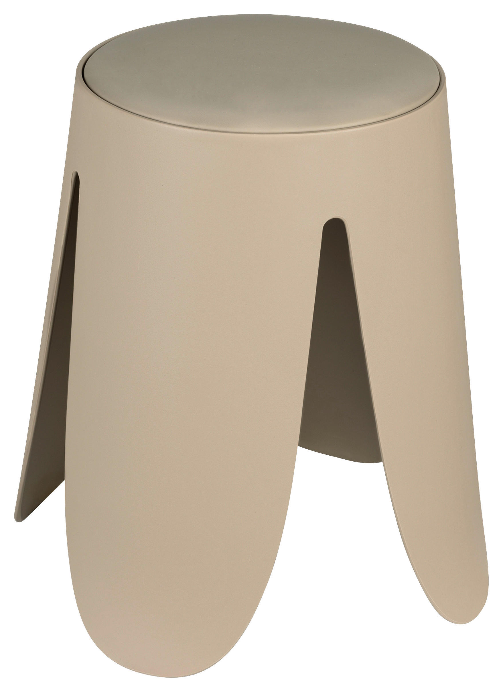 BADHOCKER Kunststoff  - Beige, Basics, Kunststoff (44,5/46/44,5cm) - Wenko