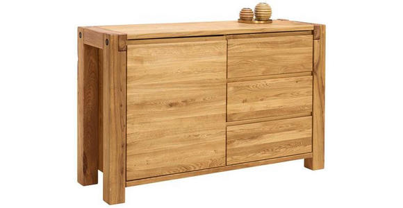 SIDEBOARD 140/90/45 cm  - Eichefarben, Natur, Holz (140/90/45cm) - Valnatura