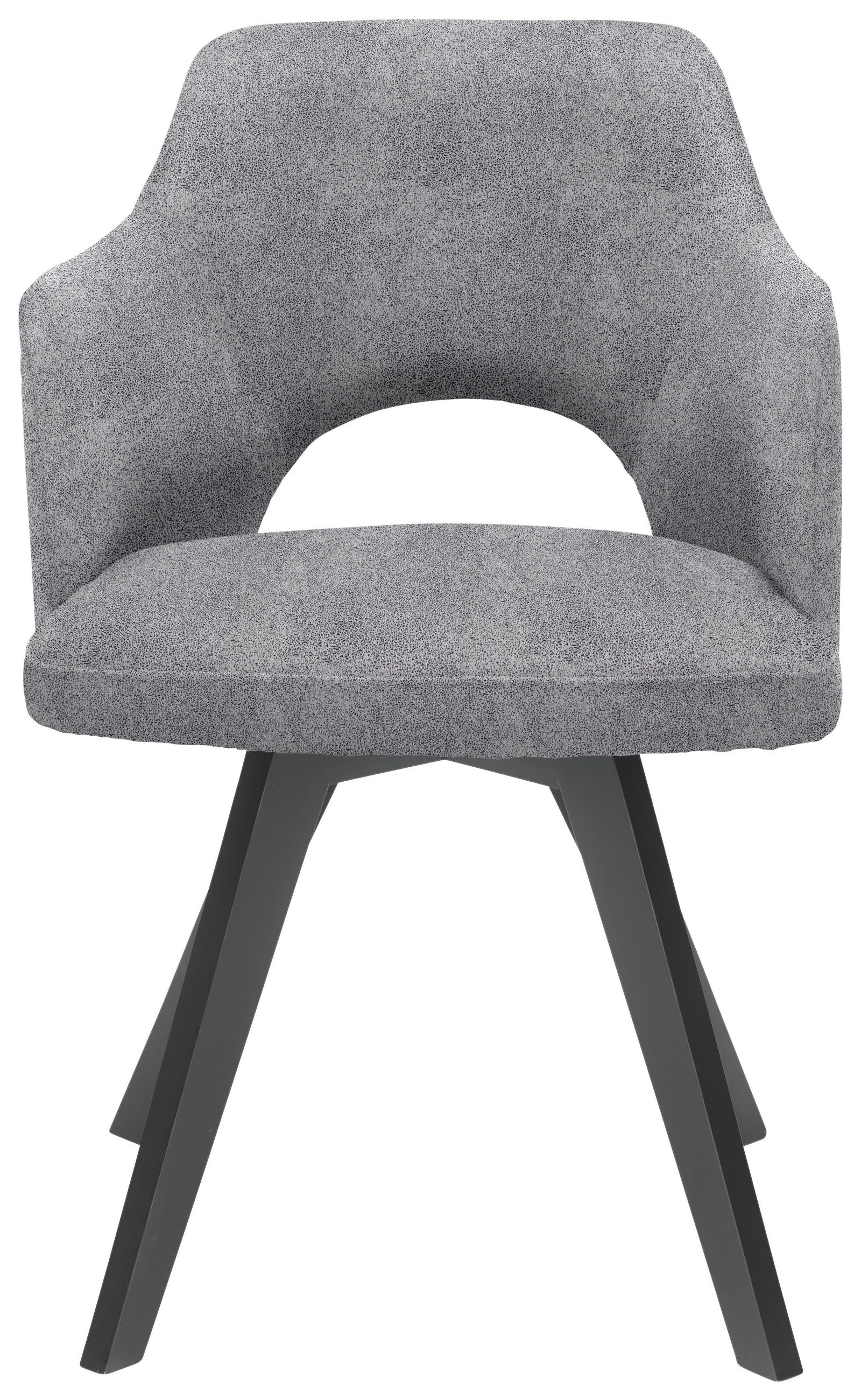 NASLANJAČ, les, tekstil siva, črna - siva/črna, Design, tekstil/les (53/81/60cm) - Venda