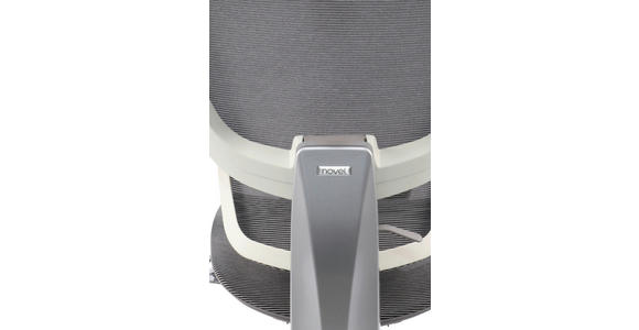 DREHSTUHL  in Netzbespannung Grau  - Grau, MODERN, Kunststoff/Textil (72,5/109-118/73cm) - Novel
