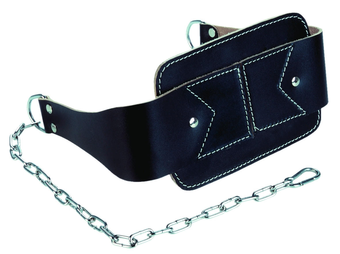 GEWICHTSGÜRTEL  - Schwarz, KONVENTIONELL, Leder/Metall