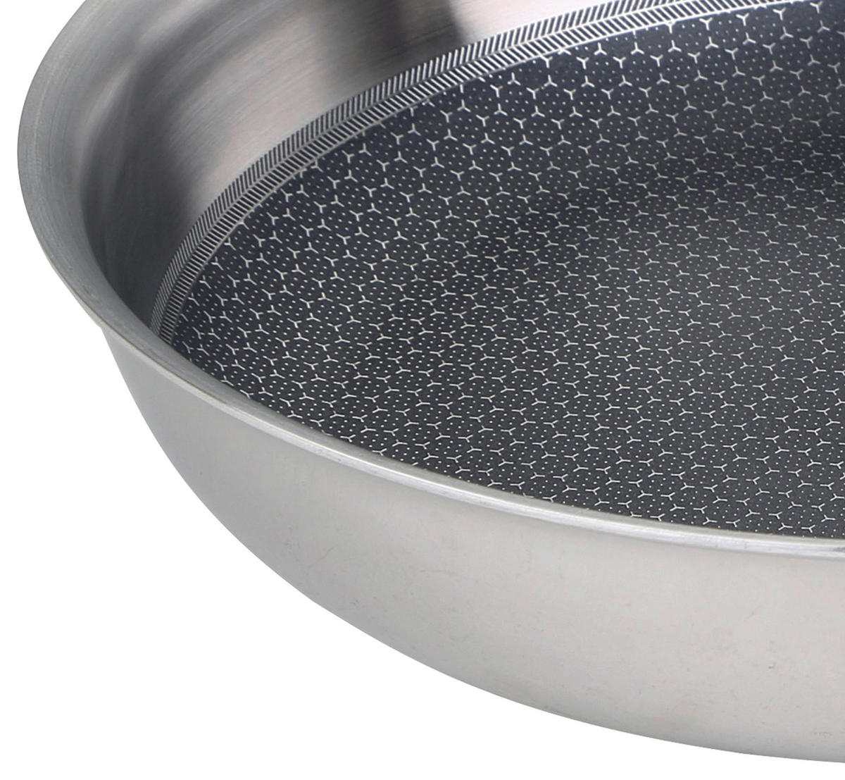 BRATPFANNE PTFE-Antihaftbeschichtung 20 cm  - Silberfarben, Basics, Metall (20cm) - Masterpro