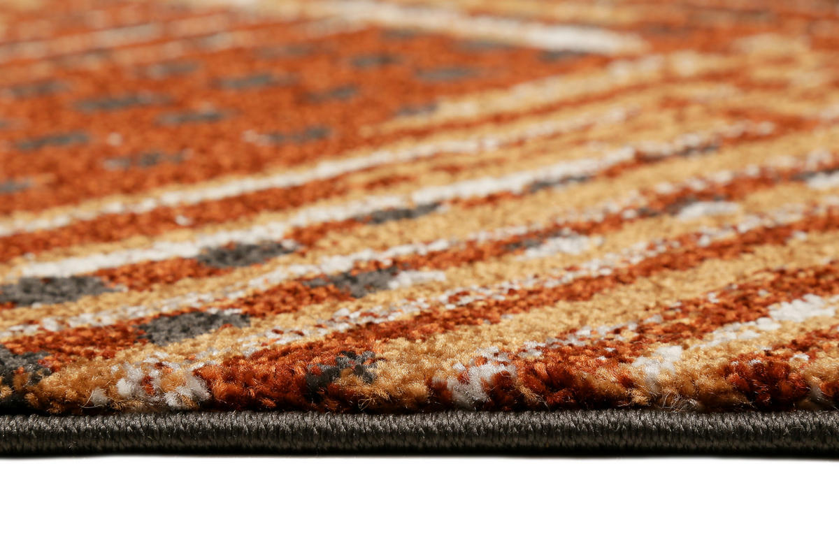 WEBTEPPICH 120/170 cm Vario Braun, Rostfarben  - Rostfarben/Braun, KONVENTIONELL, Textil (120/170cm) - Esprit