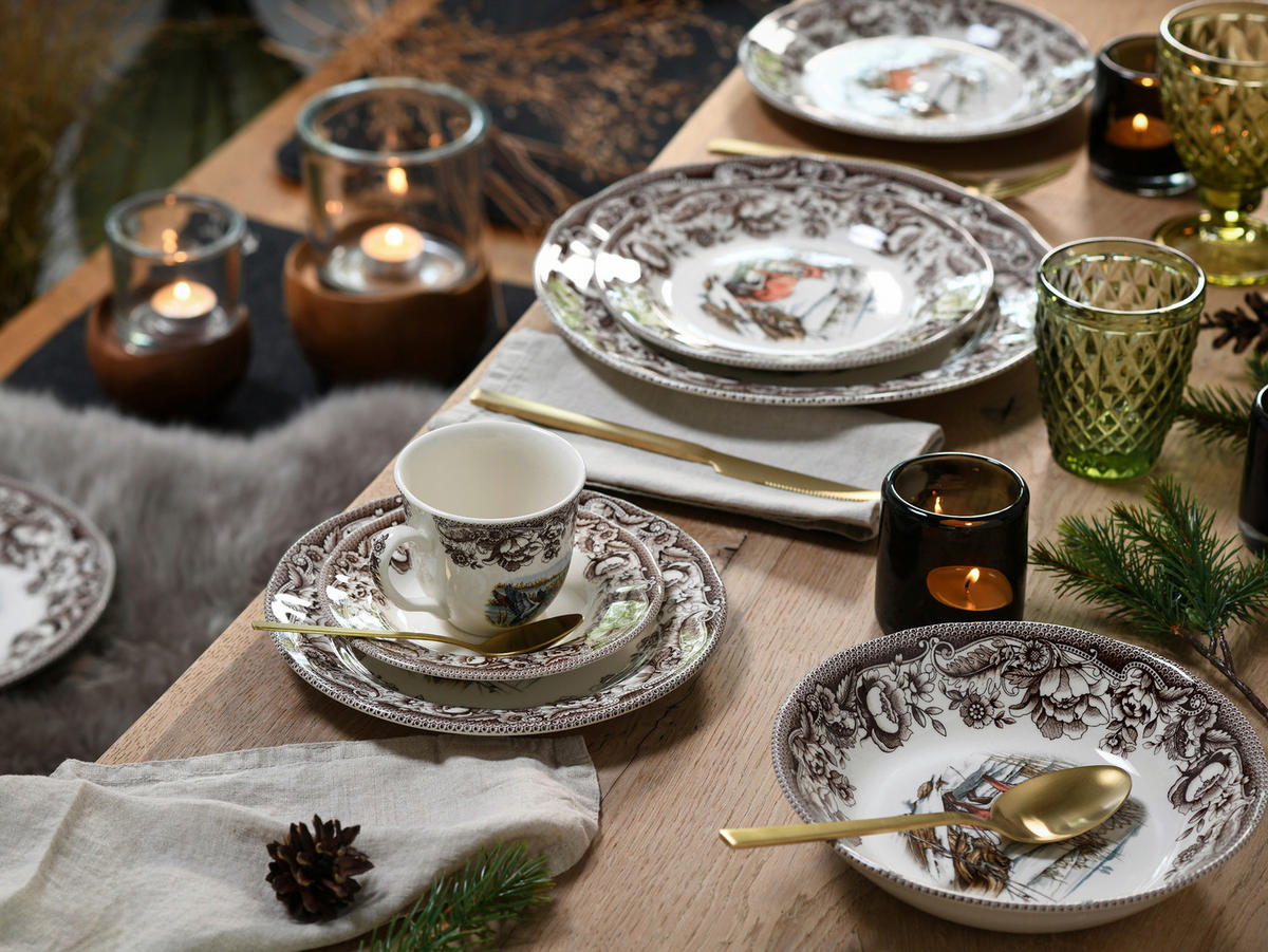 KÁVOVÝ SERVIS Haydon Grove 18-dielne  - viacfarebná, Basics, keramika - Creatable