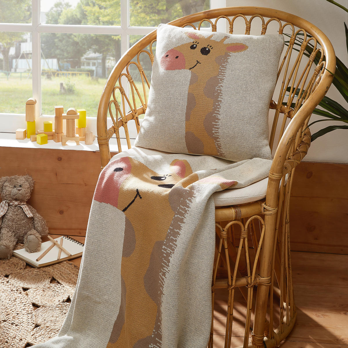 SCHMUSEDECKE  80/100 cm  - Multicolor, Trend, Textil (80/100cm) - Avelia