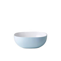 SCHÜSSEL 2500 ml  - Weiss/Hellblau, Basics, Kunststoff (23/23/8,8cm) - Mepal